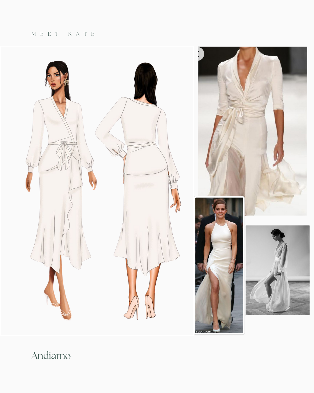 Cate Silk Wrap Dress - Coming Soon